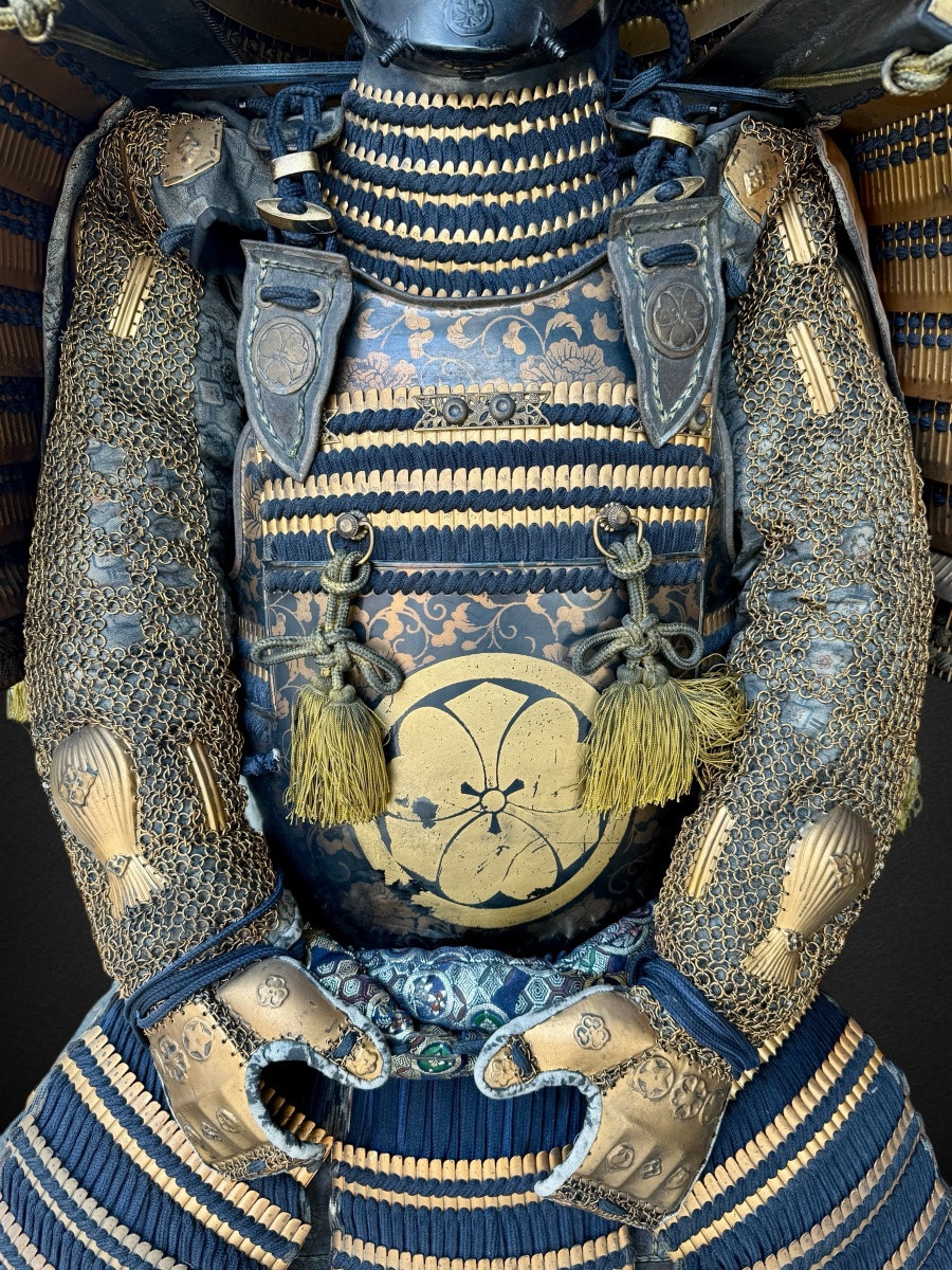 Complete Samurai Armor Of The Mimura Clan - Edo Period (1603-1868).-photo-4