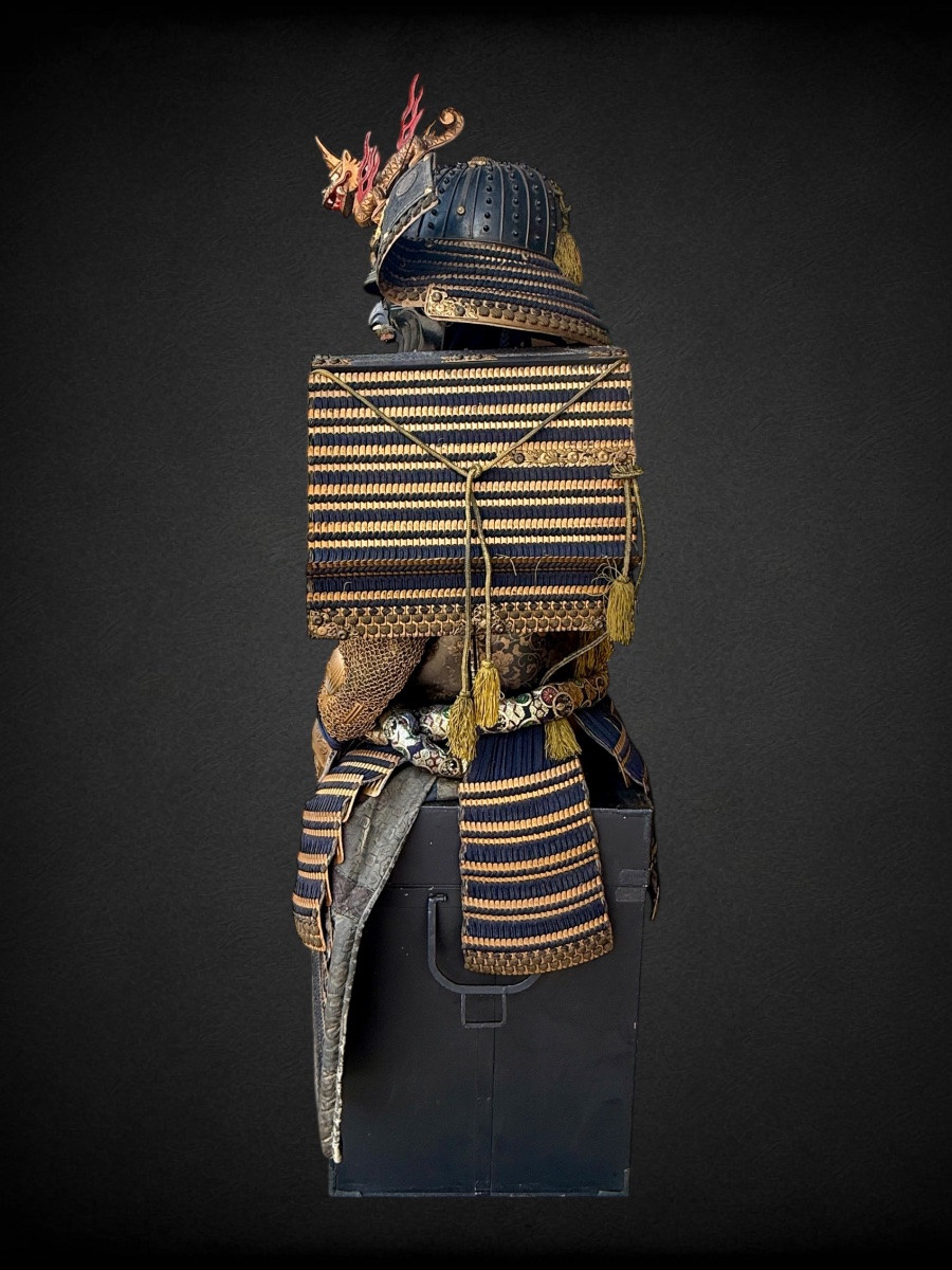 Complete Samurai Armor Of The Mimura Clan - Edo Period (1603-1868).-photo-2