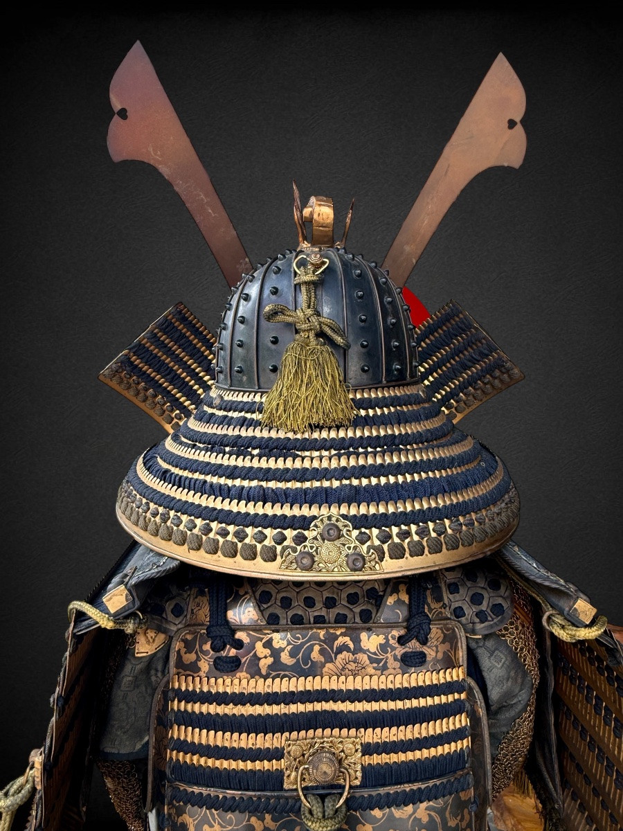 Complete Samurai Armor Of The Mimura Clan - Edo Period (1603-1868).-photo-3