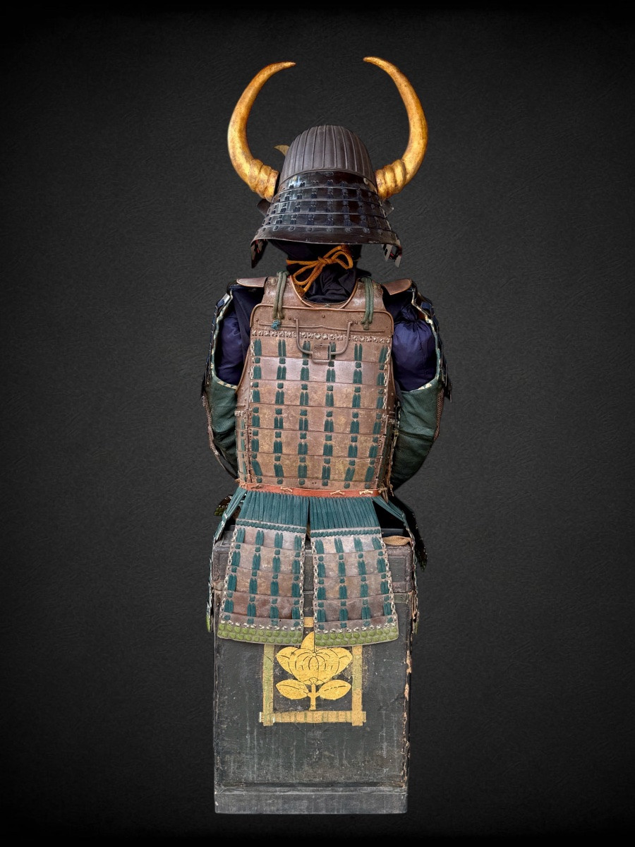 Armure Complète De Samuraï Du Clan Naito - Période Edo (1603-1868).-photo-2