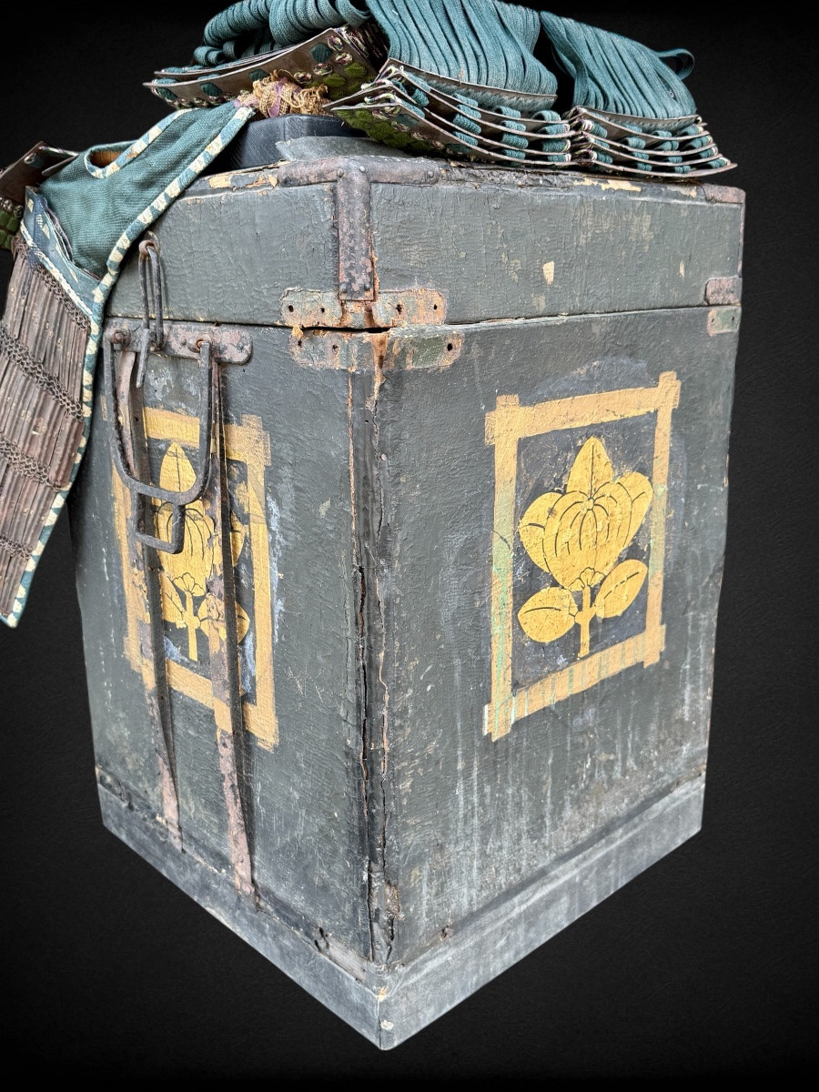 Armure Complète De Samuraï Du Clan Naito - Période Edo (1603-1868).-photo-7