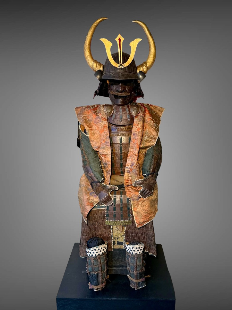 Armure Complète De Samuraï Du Clan Naito - Période Edo (1603-1868).