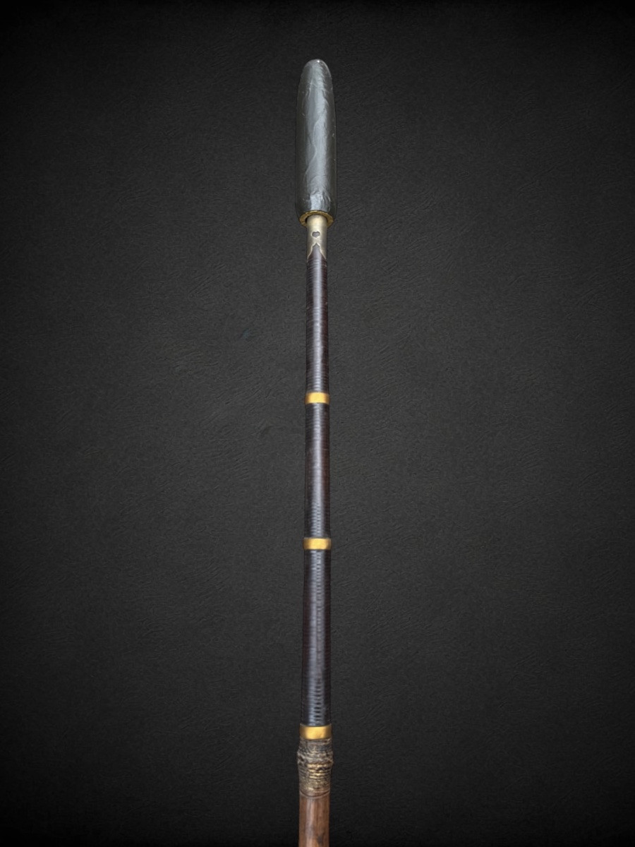 Yari Samurai Spear - Edo Period (1603-1868).-photo-2