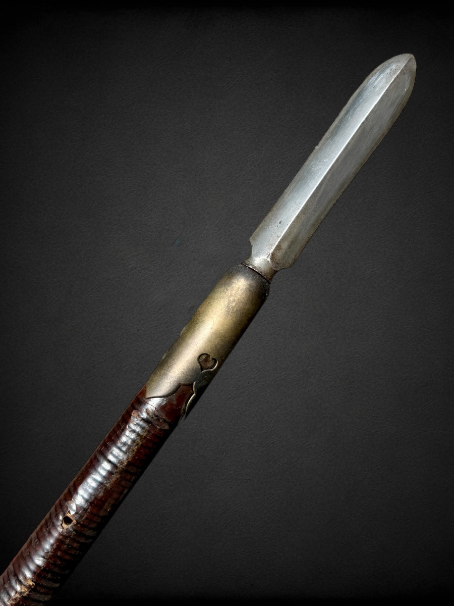 Yari Samurai Spear - Edo Period (1603-1868).-photo-1