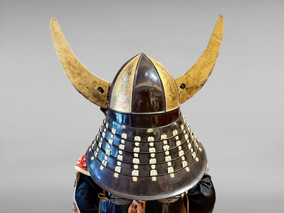 Rare Full Samurai Armor For Child - Edo Period (1603-1868).-photo-4