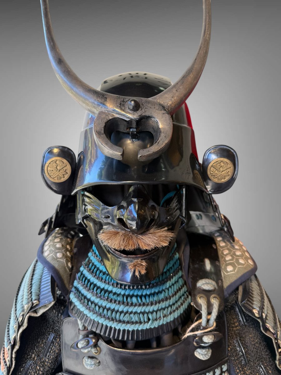 Complete Samurai Kabuto Zunari Armor From The Mid Edo Period (1603-1868).-photo-2