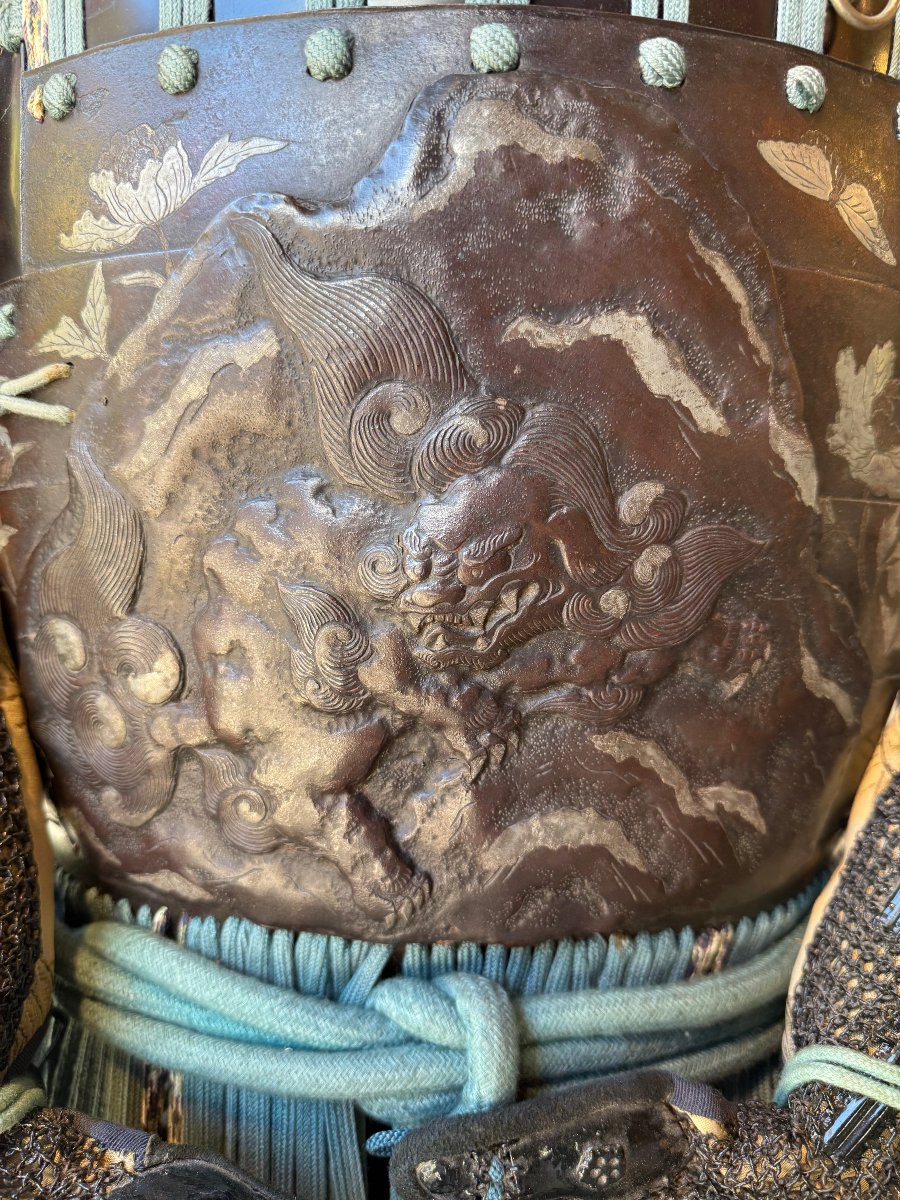 Complete Samurai Kabuto Zunari Armor From The Mid Edo Period (1603-1868).-photo-7
