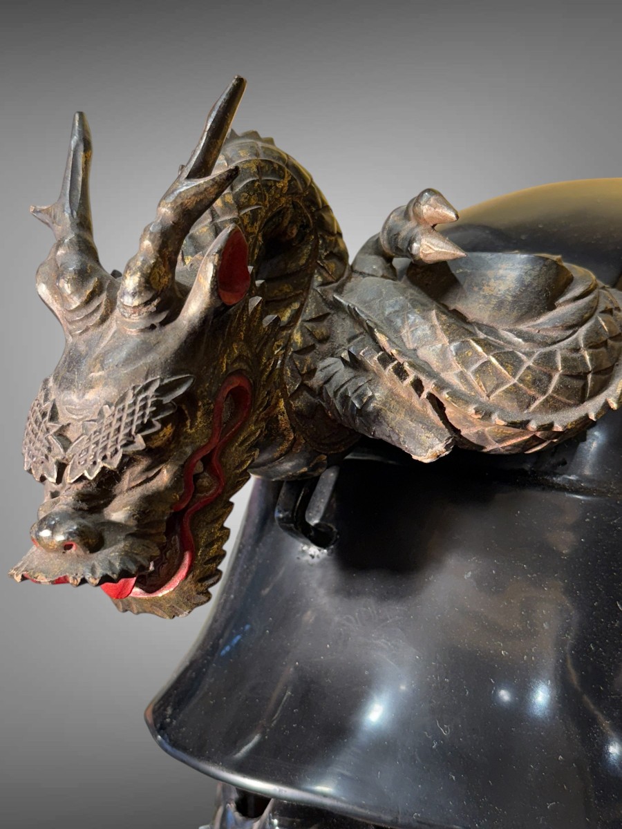 Complete Samurai Kabuto Zunari Armor From The Mid Edo Period (1603-1868).-photo-7