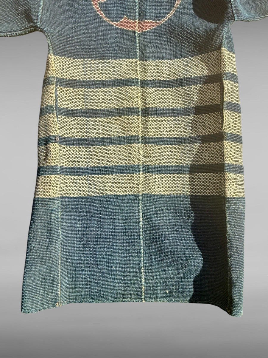 Japanese Firefighter Kimono "hikeshi-banten" - Meiji Period (1868-1912).-photo-7