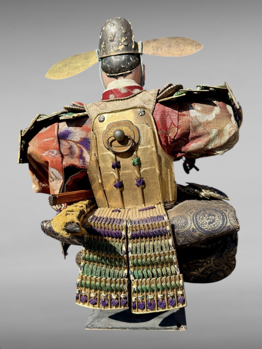 Musha Ningyô Doll Depicting A Samurai - Meiji Period (1868 - 1912).-photo-3