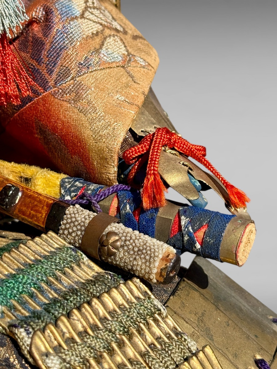 Musha Ningyô Doll Depicting A Samurai - Meiji Period (1868 - 1912).-photo-7