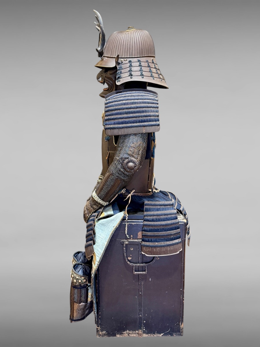 Armure Complète De Samuraï, signée Kōsetsu) Masanao - Période Edo (1603-1868).-photo-2