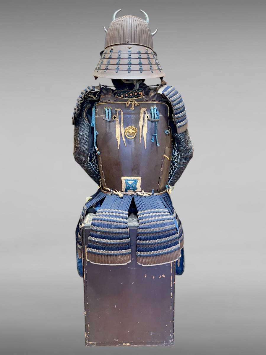 Armure Complète De Samuraï, signée Kōsetsu) Masanao - Période Edo (1603-1868).-photo-3