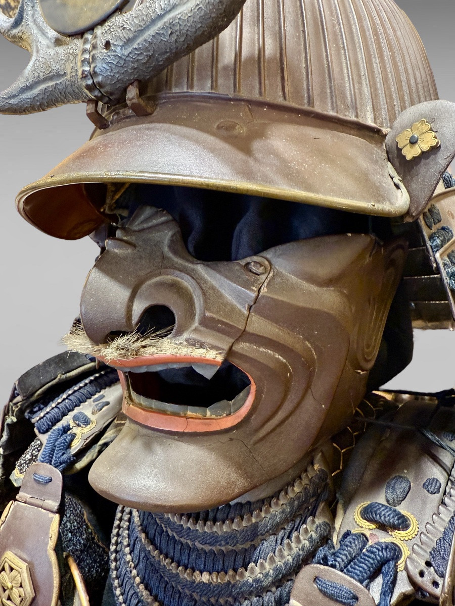 Armure Complète De Samuraï, signée Kōsetsu) Masanao - Période Edo (1603-1868).-photo-1