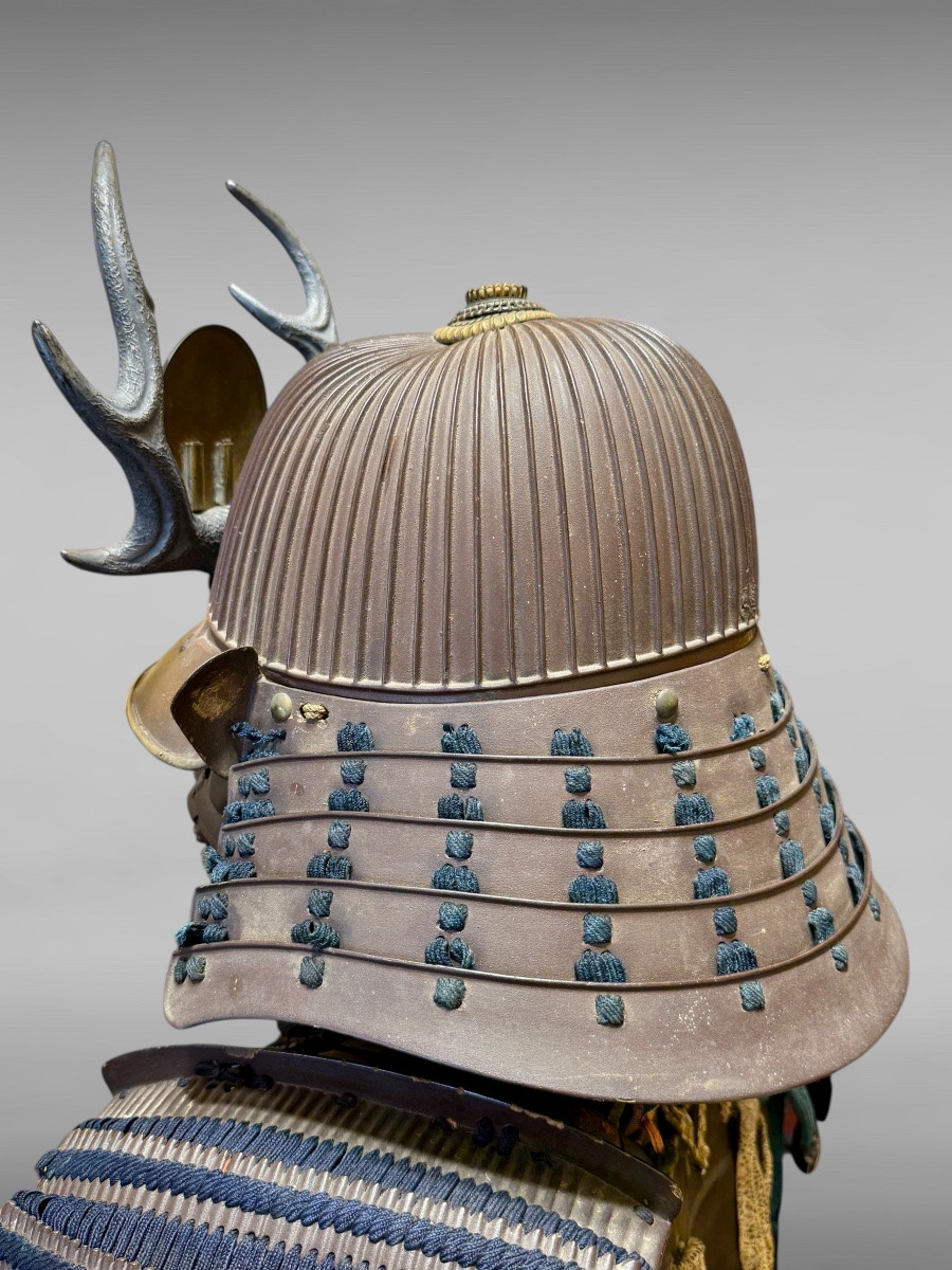 Armure Complète De Samuraï, signée Kōsetsu) Masanao - Période Edo (1603-1868).-photo-2