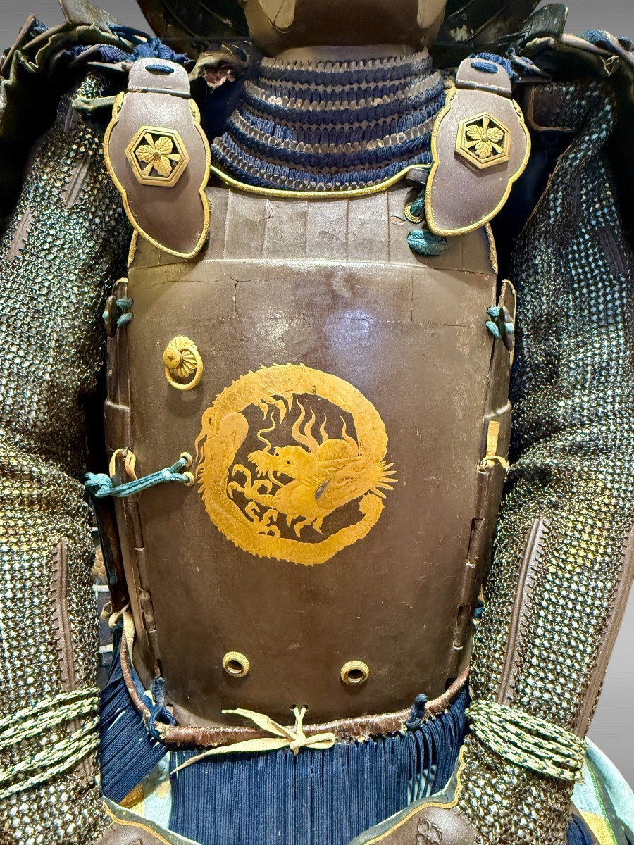 Armure Complète De Samuraï, signée Kōsetsu) Masanao - Période Edo (1603-1868).-photo-4