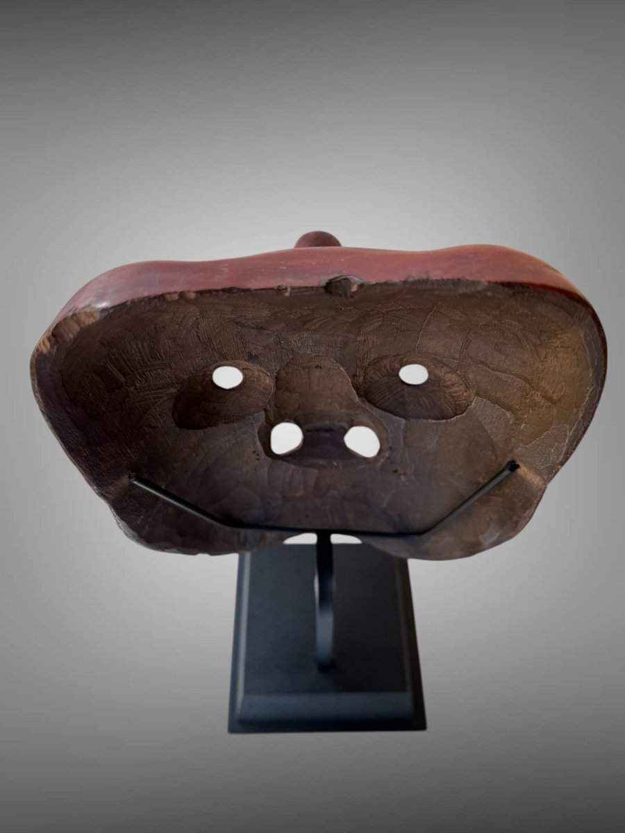 masque traditionel de  TENGU du theatre Nô ou Kyogen-photo-1