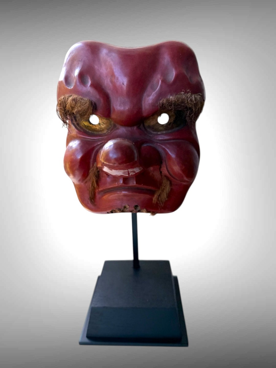 masque traditionel de  TENGU du theatre Nô ou Kyogen