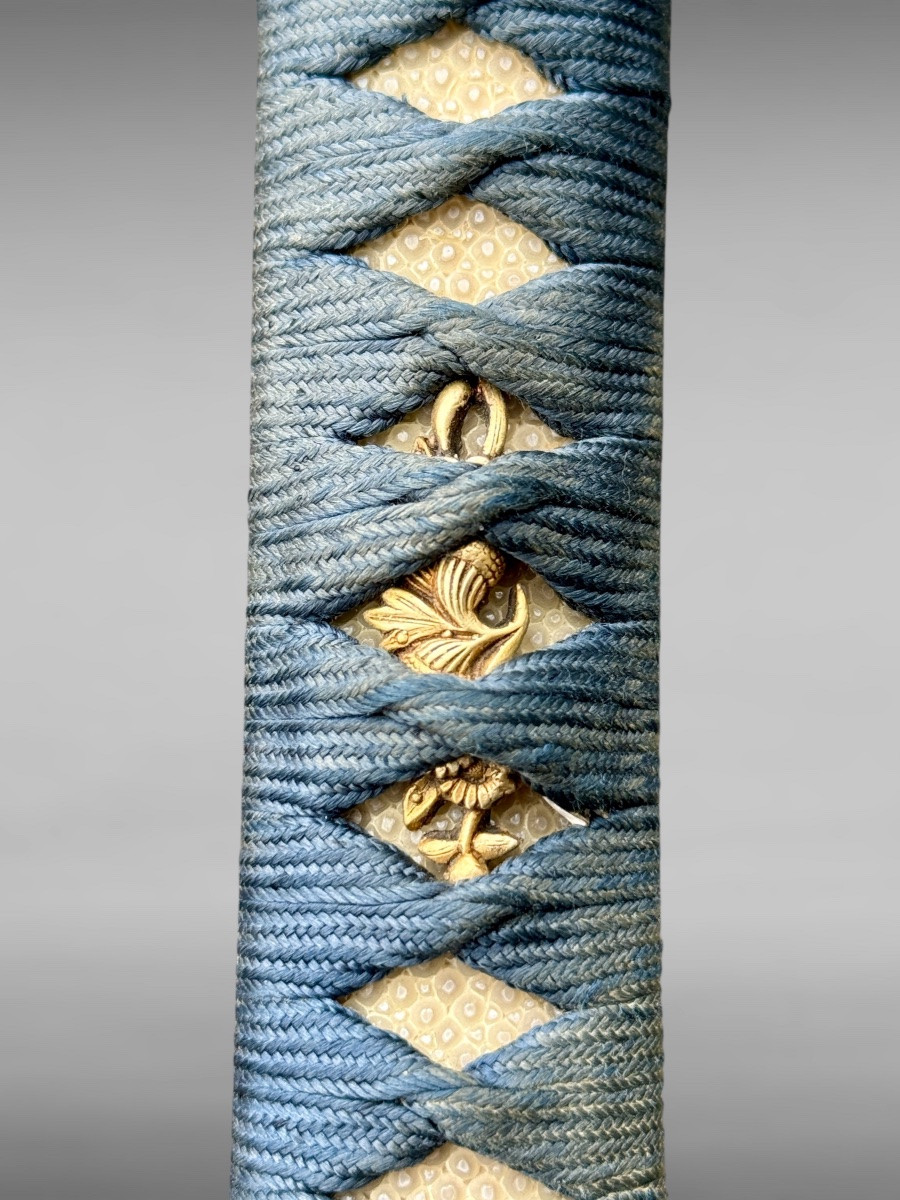 Sabre Japonais Katana - Fin de l’époque Muromachi (XVIe siècle) avec certificat NBTHK. -photo-4