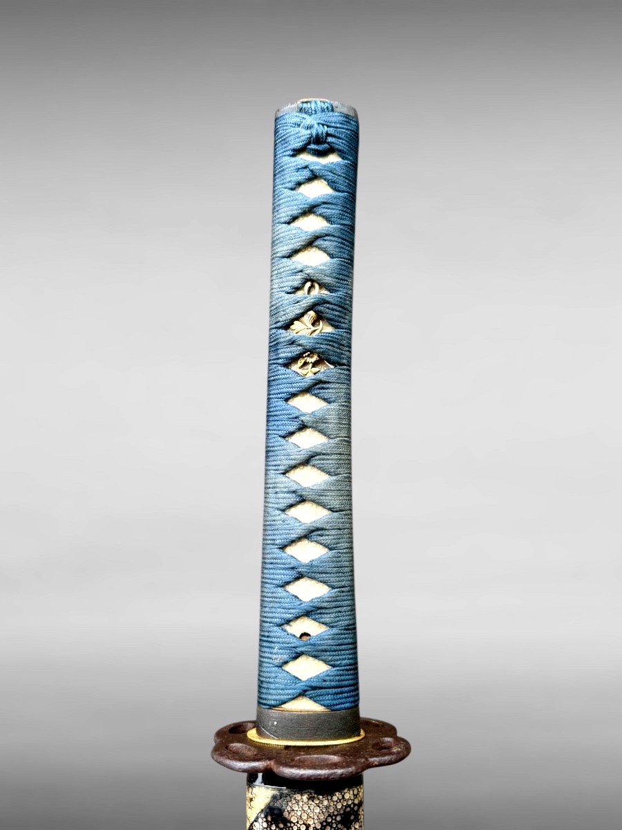 Sabre Japonais Katana - Fin de l’époque Muromachi (XVIe siècle) avec certificat NBTHK. -photo-3