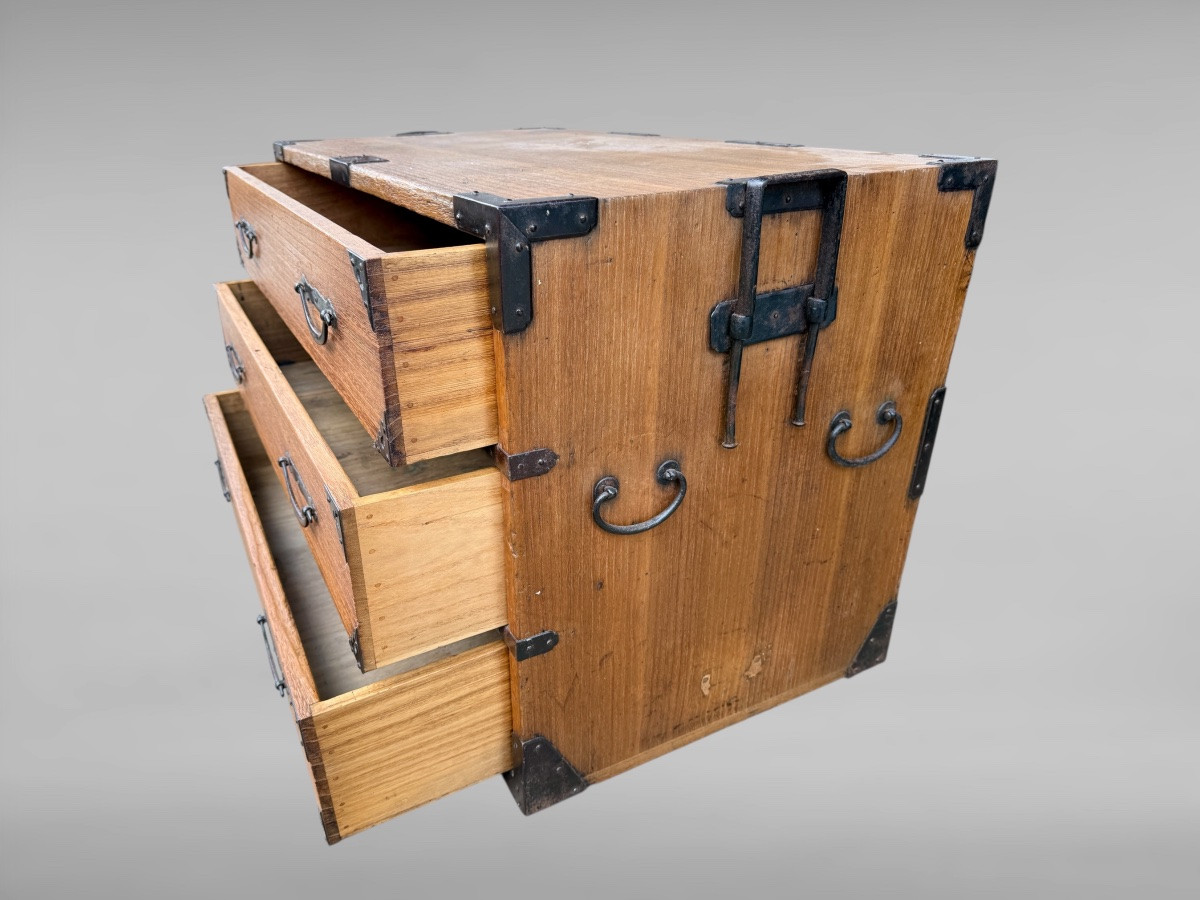 Meuble Kodansu - Période Meiji (1868-1912) - Larg. 82,5 cm. -photo-6