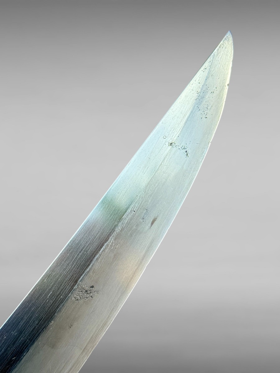 Japanese Wakizashi Sword, Signed Blade - Edo Period (1603-1868).-photo-8