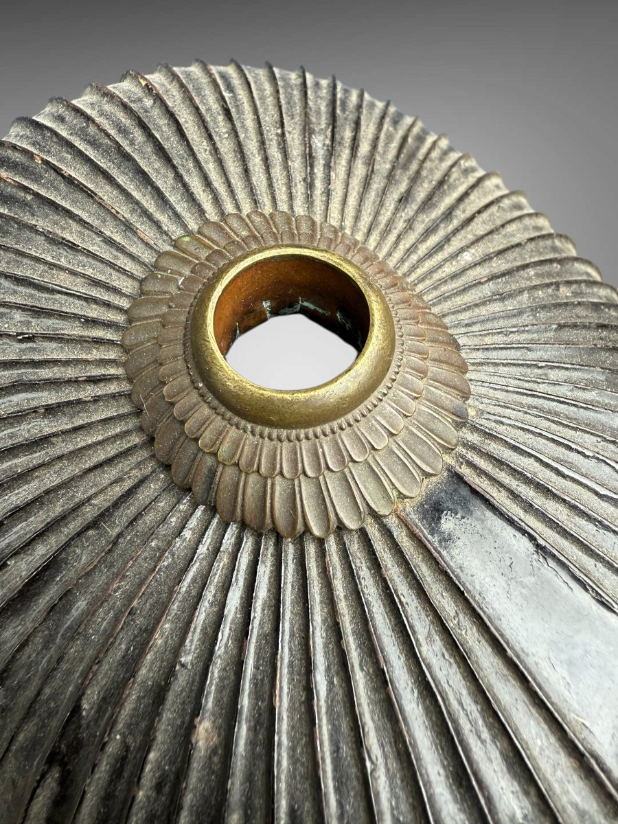 Samurai Kabuto With 62 Lacquered Wrought Iron Blades - Edo Period (1603-1868).-photo-6