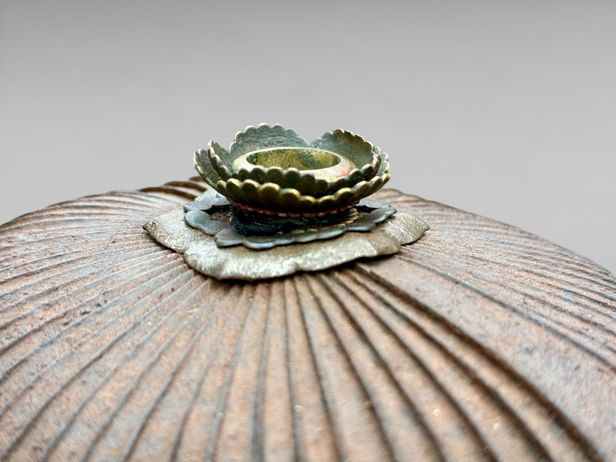 Kabuto à 64 Lamelles d’un Samuraï du clan Kimura - Période Edo (1603-1868).-photo-2