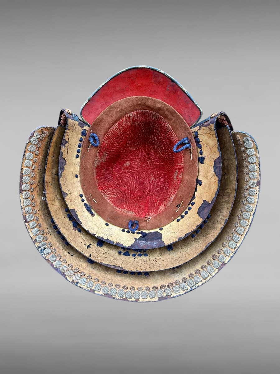 Kabuto à 64 Lamelles d’un Samuraï du clan Kimura - Période Edo (1603-1868).-photo-8