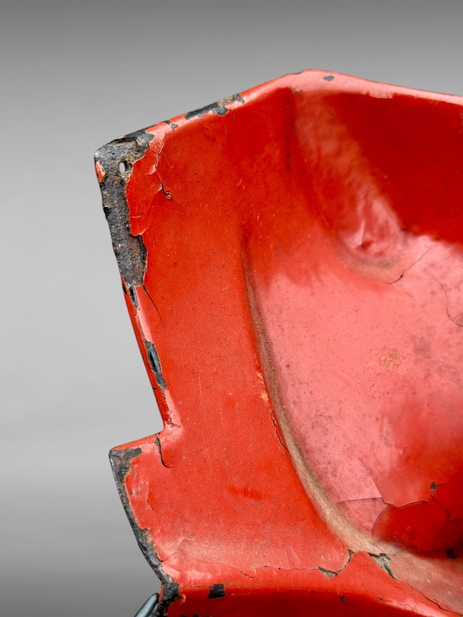 Samurai Half Mask Mempo - Edo Period (1603-1868).-photo-5