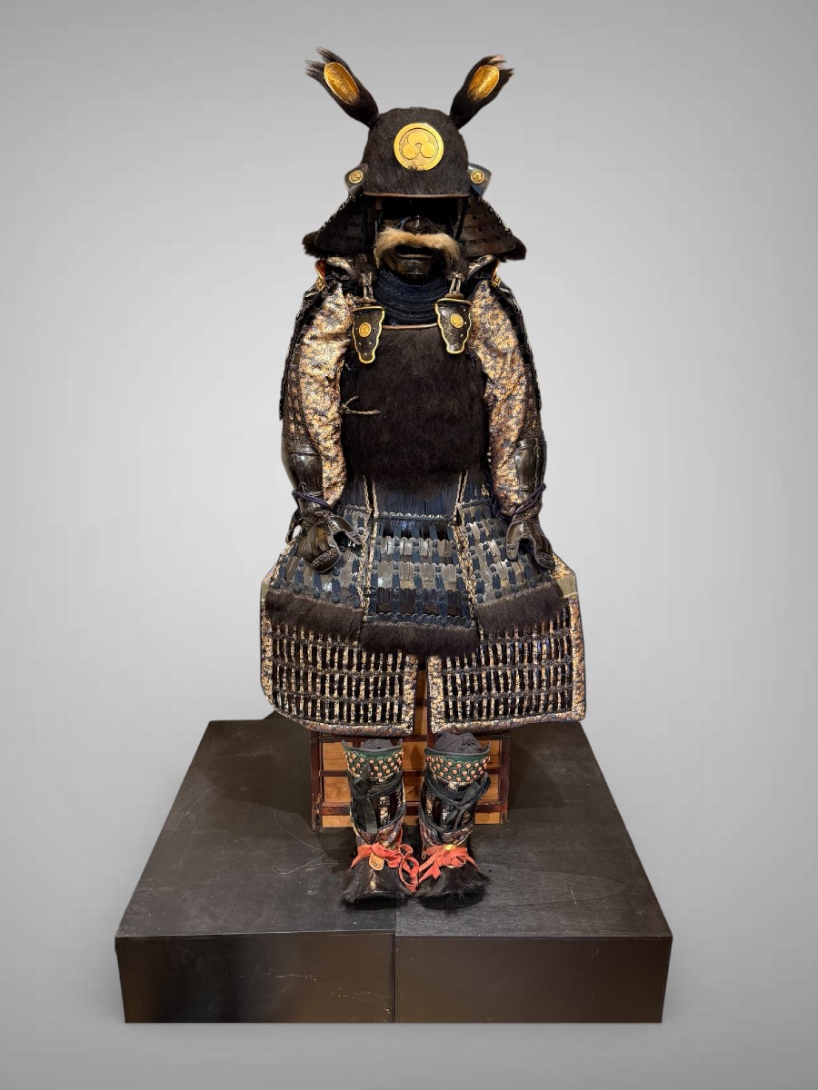 Armure ours complète De Samuraï du clan Shuhama - Période Sengoku (1450-1600).