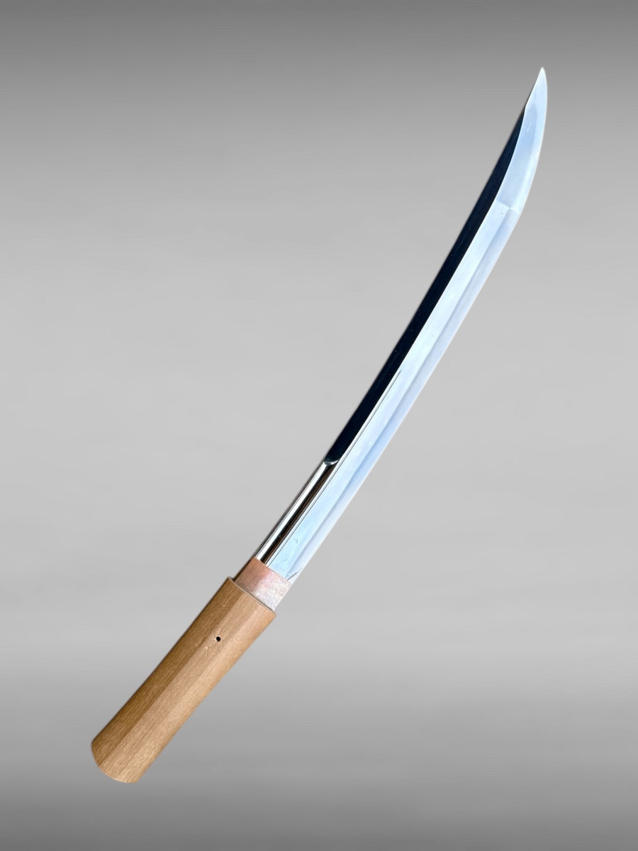 Sabre Japonais Wakizashi monté en shirasaya avec certificat NBTHK - Période Edo (début XIXe). -photo-5