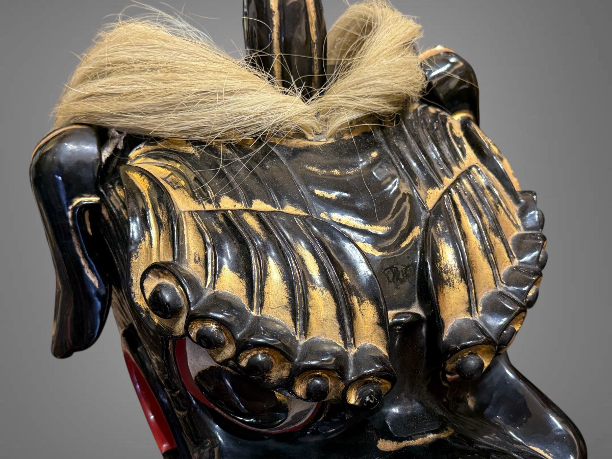 Shishi-mai Mask - Edo Period (1603-1868).-photo-3