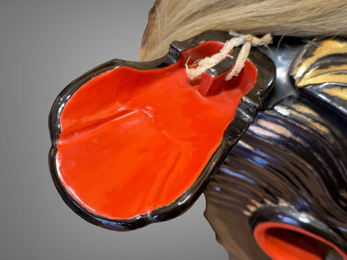 Shishi-mai Mask - Edo Period (1603-1868).-photo-6
