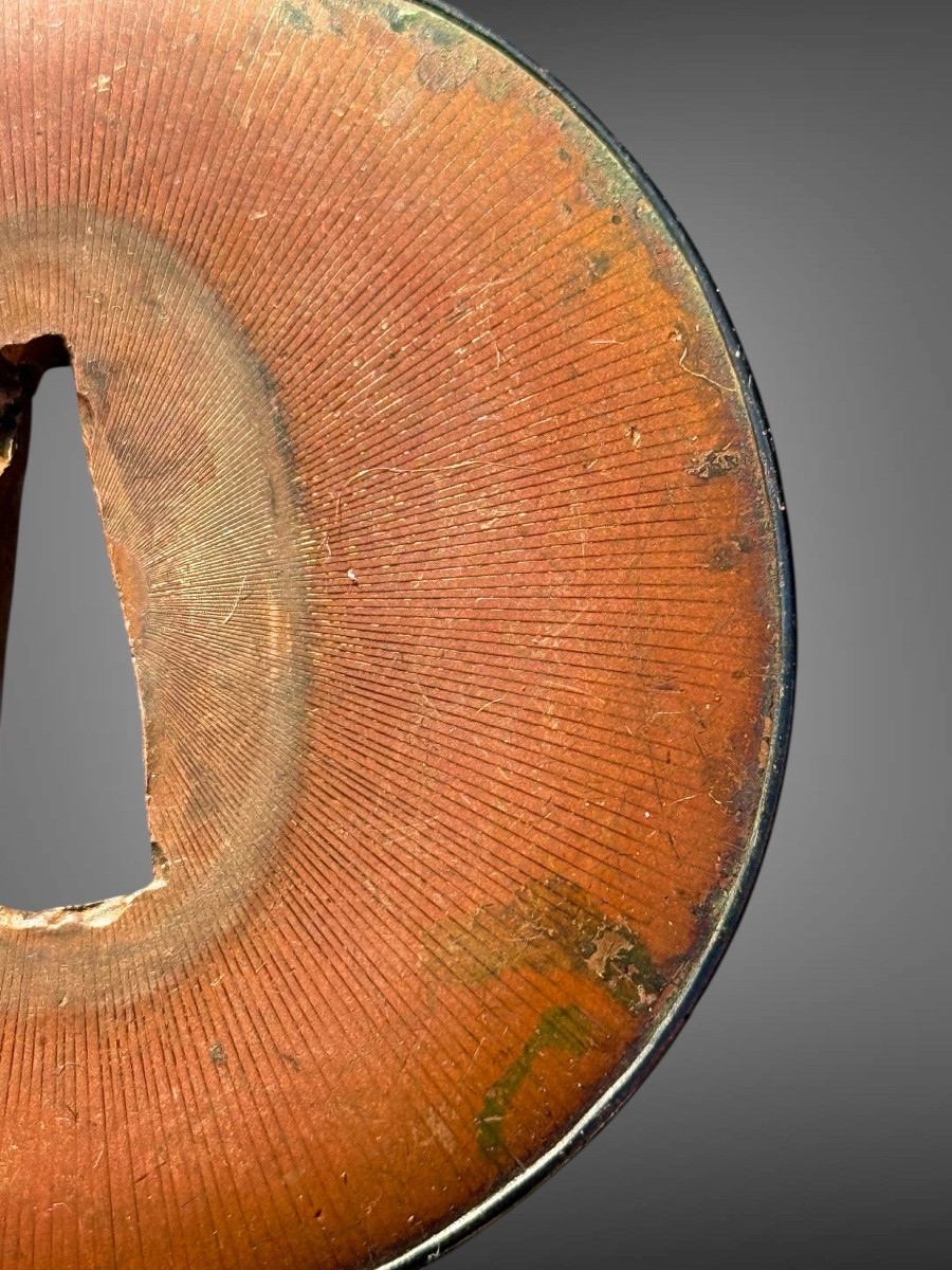 Tsuba Maru-gata In Suaka And Shakudo - Edo Period (1603-1868).-photo-3