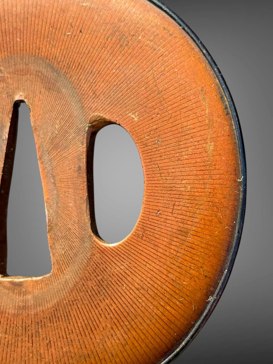 Tsuba Maru-gata In Suaka And Shakudo - Edo Period (1603-1868).-photo-1