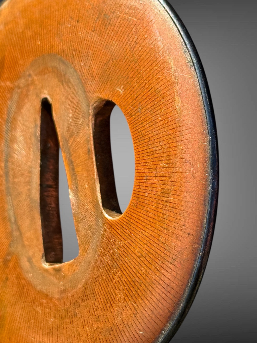 Tsuba Maru-gata In Suaka And Shakudo - Edo Period (1603-1868).-photo-4