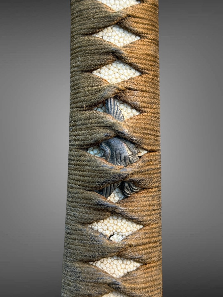 Sabre Japonais Katana attribué à Sadakuni, Certificat NBTHK Hozon - Ère Keisho (1596-1615). -photo-4