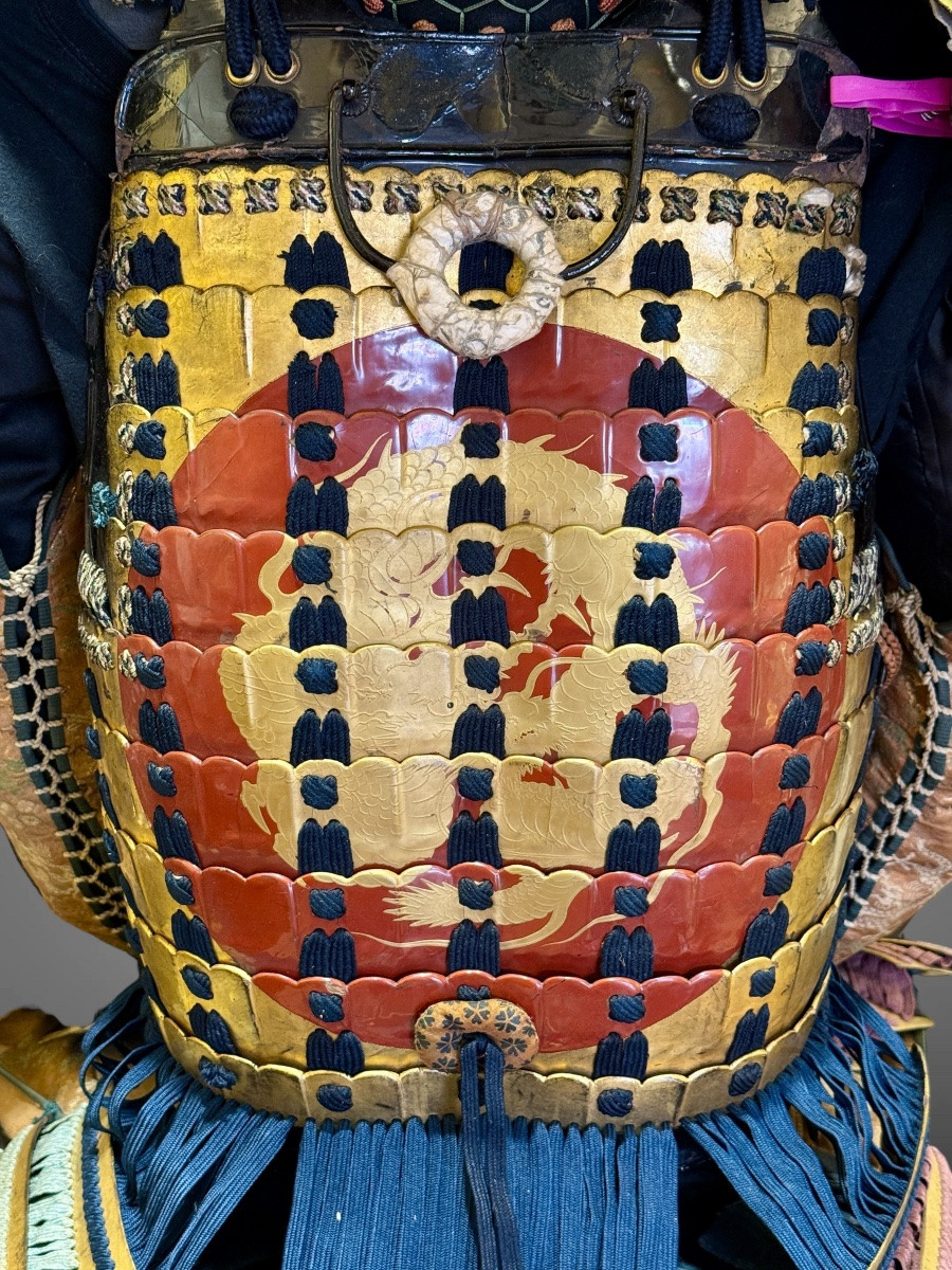 Armure Complète De Samuraï du clan Asakura  - Période Edo (1603-1868).-photo-5