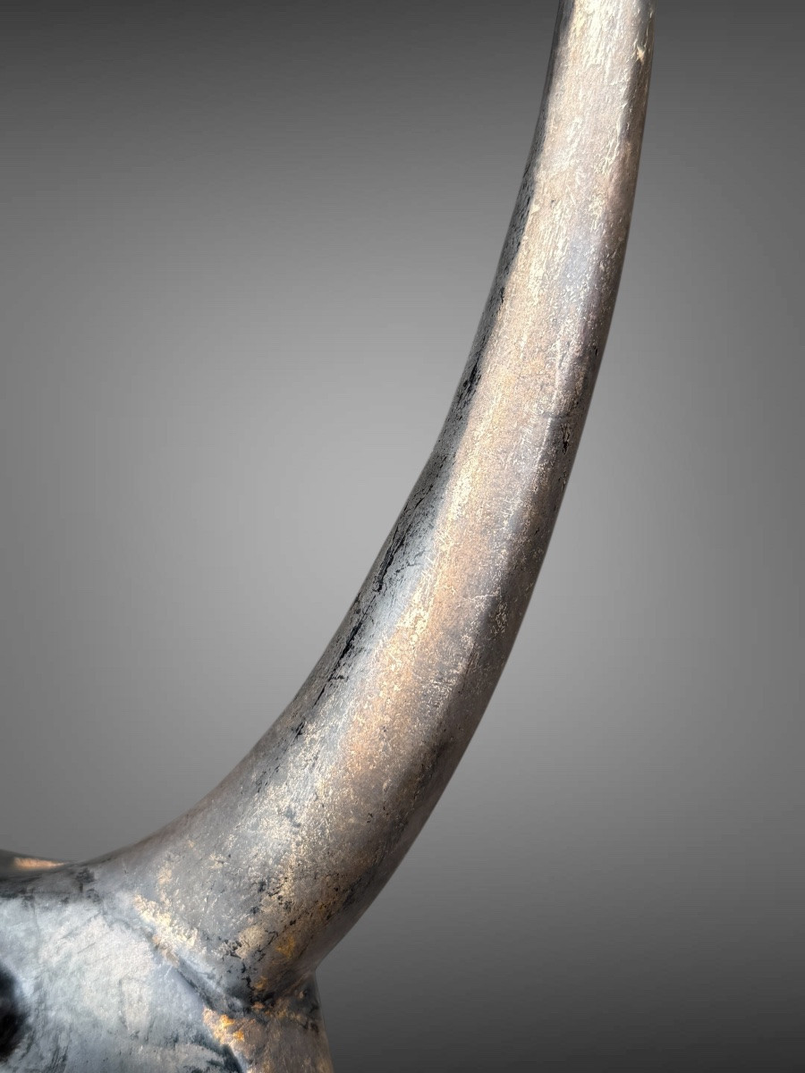 Carved Wooden Maetate Depicting A Pair Of Tongs - Edo Period (1603 - 1868).-photo-3