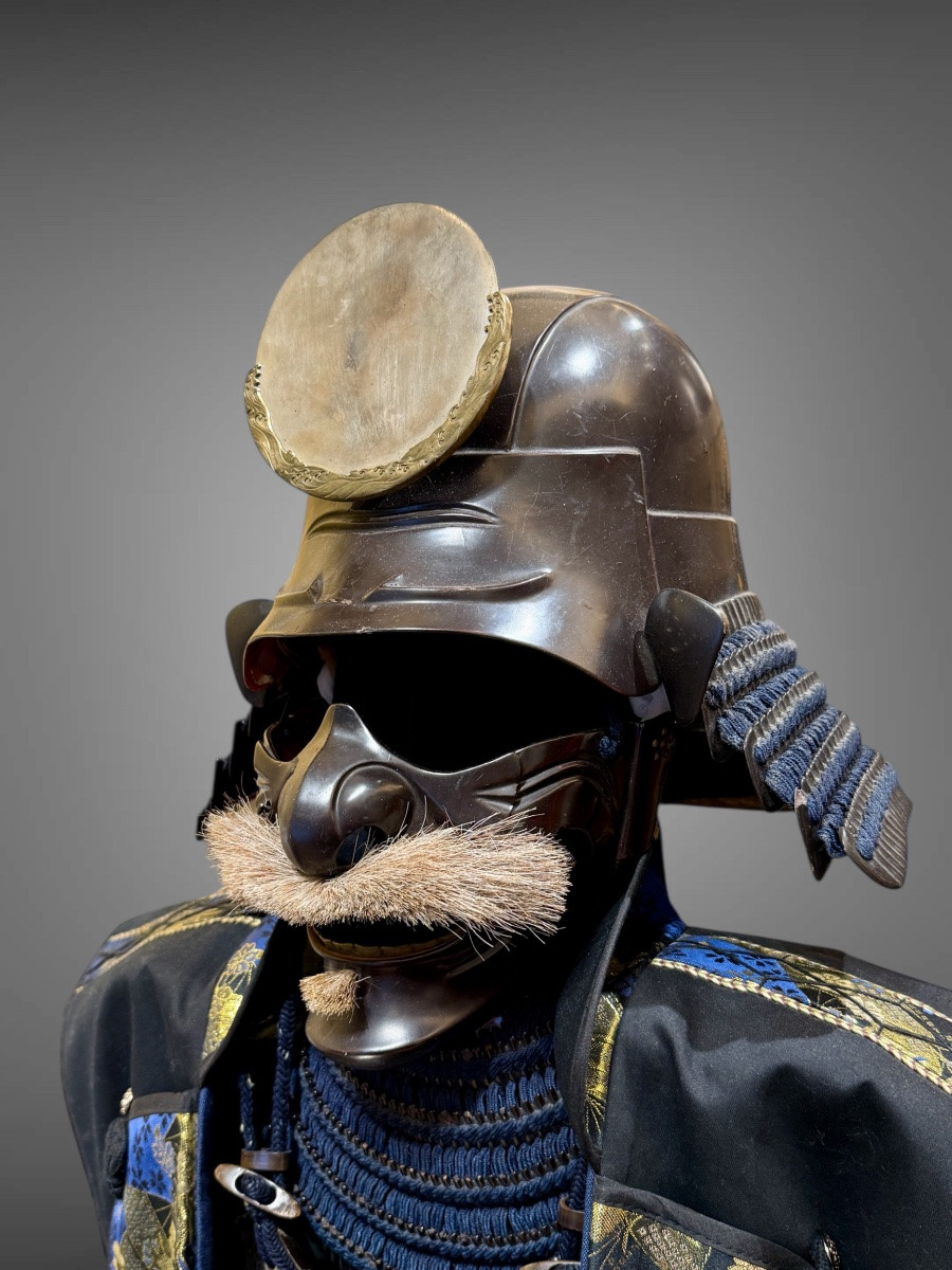 Maetate Depicting The Lunar Disk In Foaming Waves, Kasai Clan - Edo (1603-1868).-photo-8