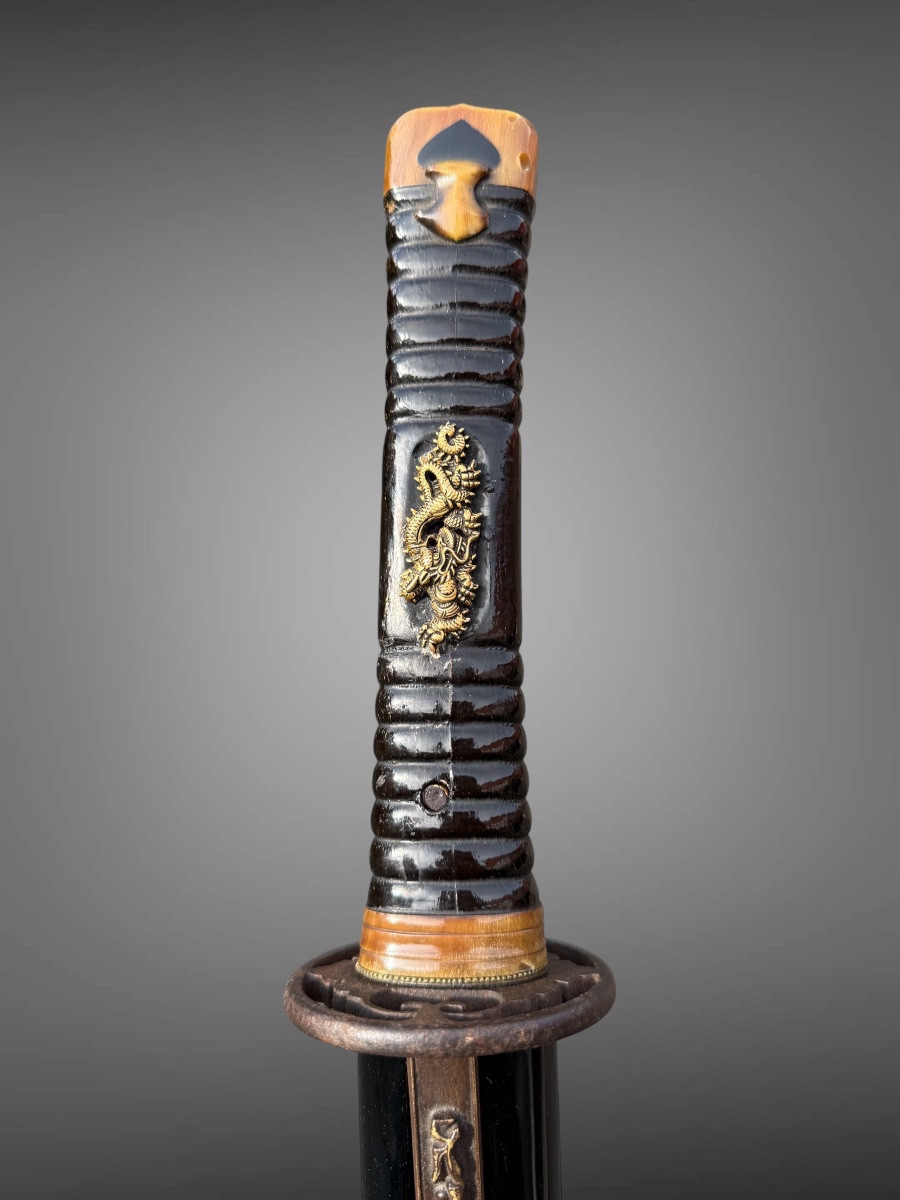 Sabre Japonais Wakizashi - Période Edo (1603-1868).-photo-2