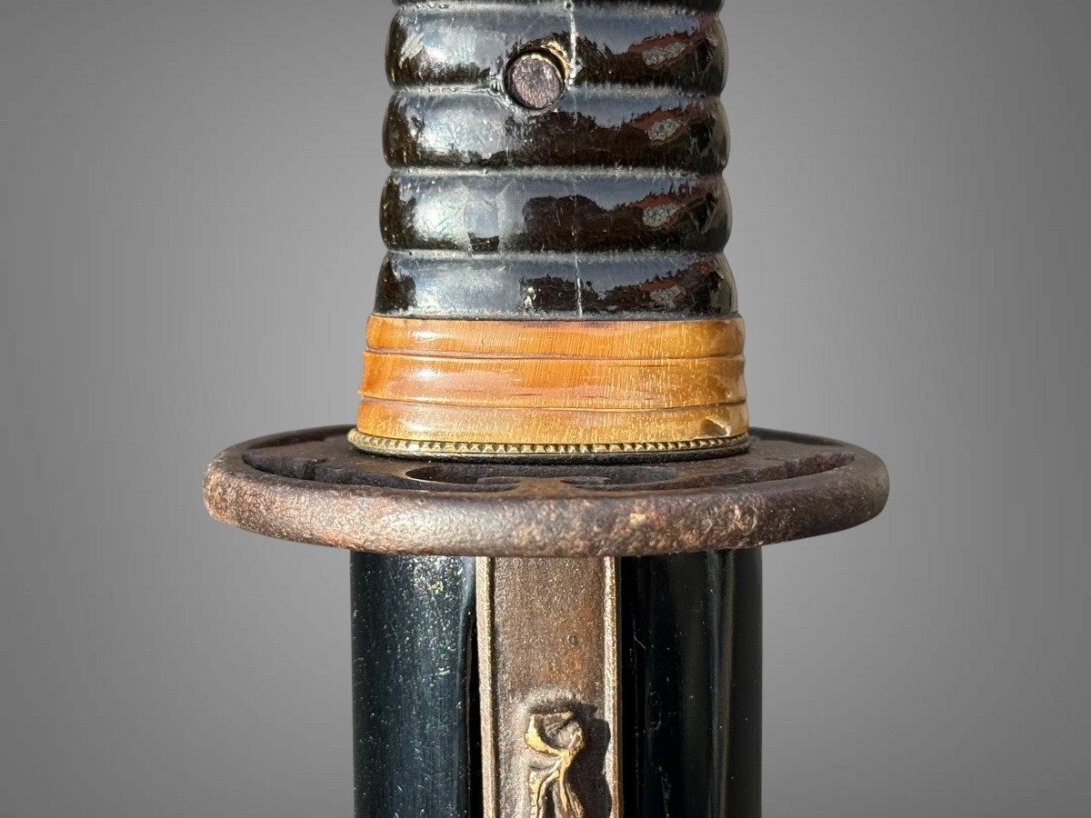 Sabre Japonais Wakizashi - Période Edo (1603-1868).-photo-4
