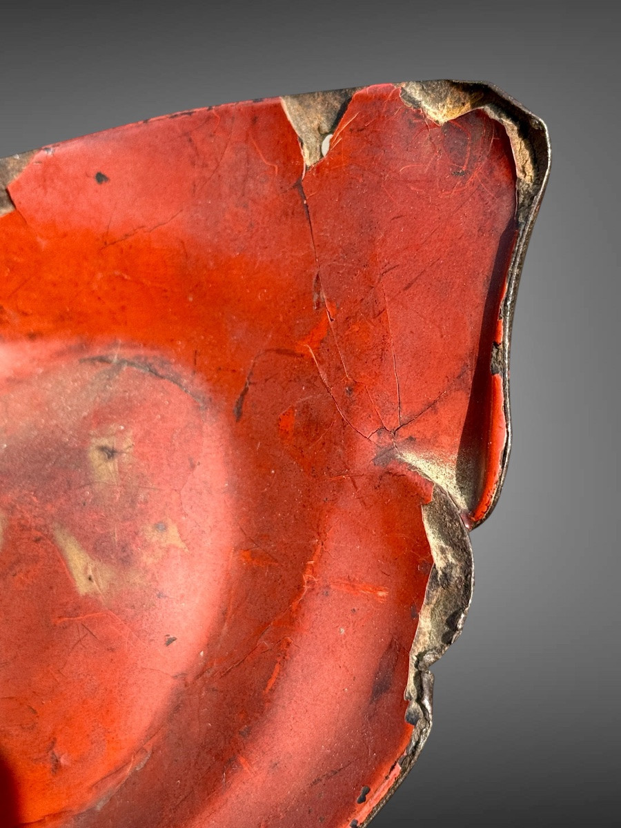 Half Samurai Mempo Mask - Edo Period (1603-1868).-photo-7