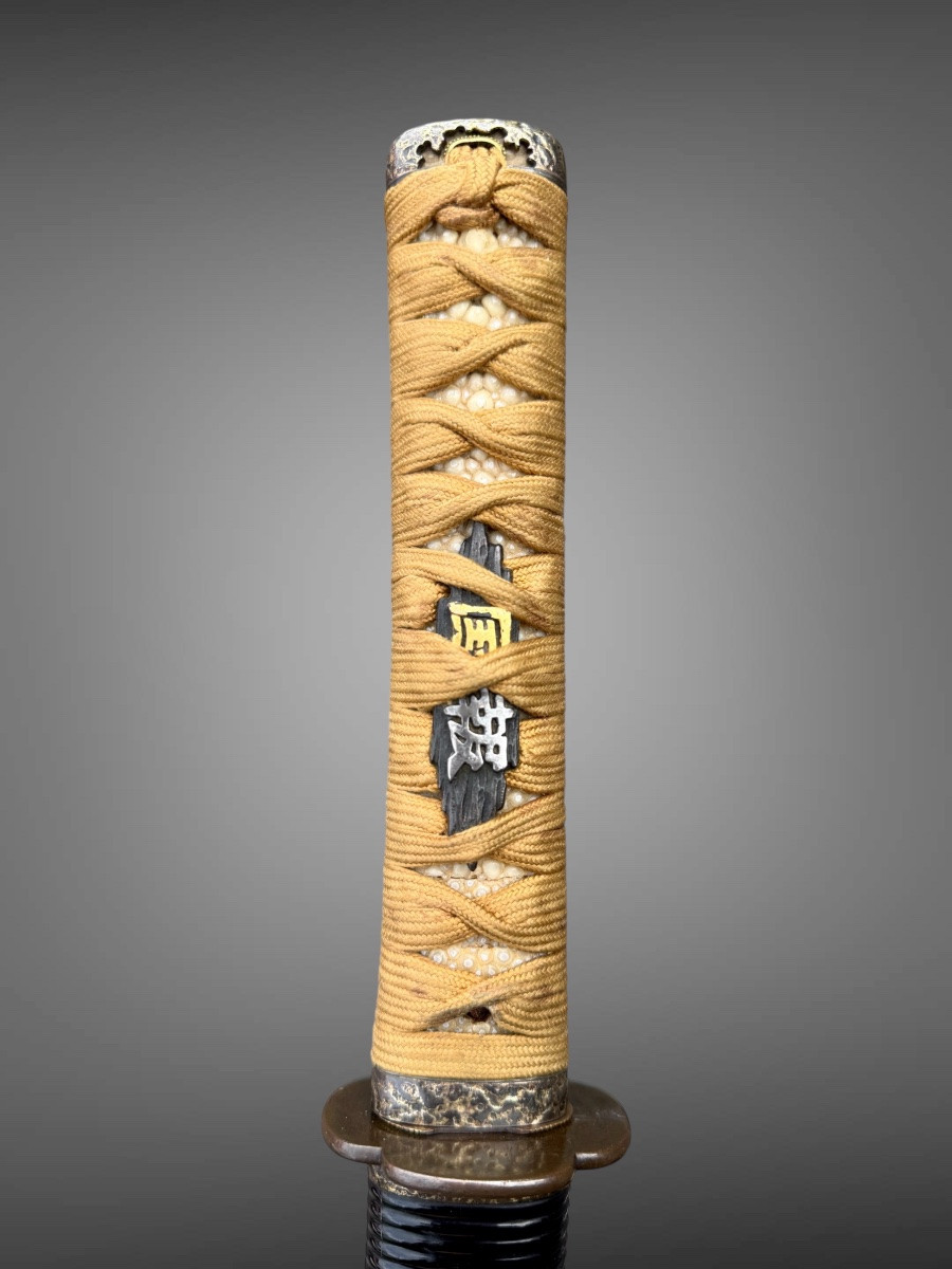 Japanese Wakizashi Sword Attributed To Fujiwara Munemishi, Nbthk Hozon Certificate - Late Edo. -photo-4