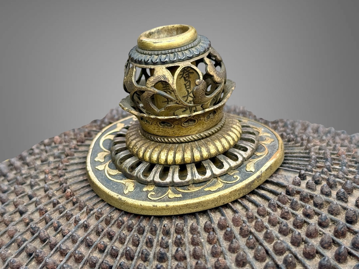 Kabuto Set Of 62 Blades + Mempo Tengu Of A Samurai From The Takeda Clan - Edo Period (1603-1868)-photo-4