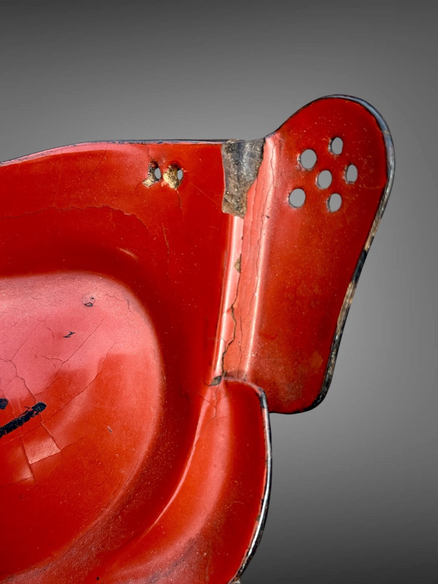 Half Samurai Mempo Mask - Edo Period (1603-1868).-photo-5