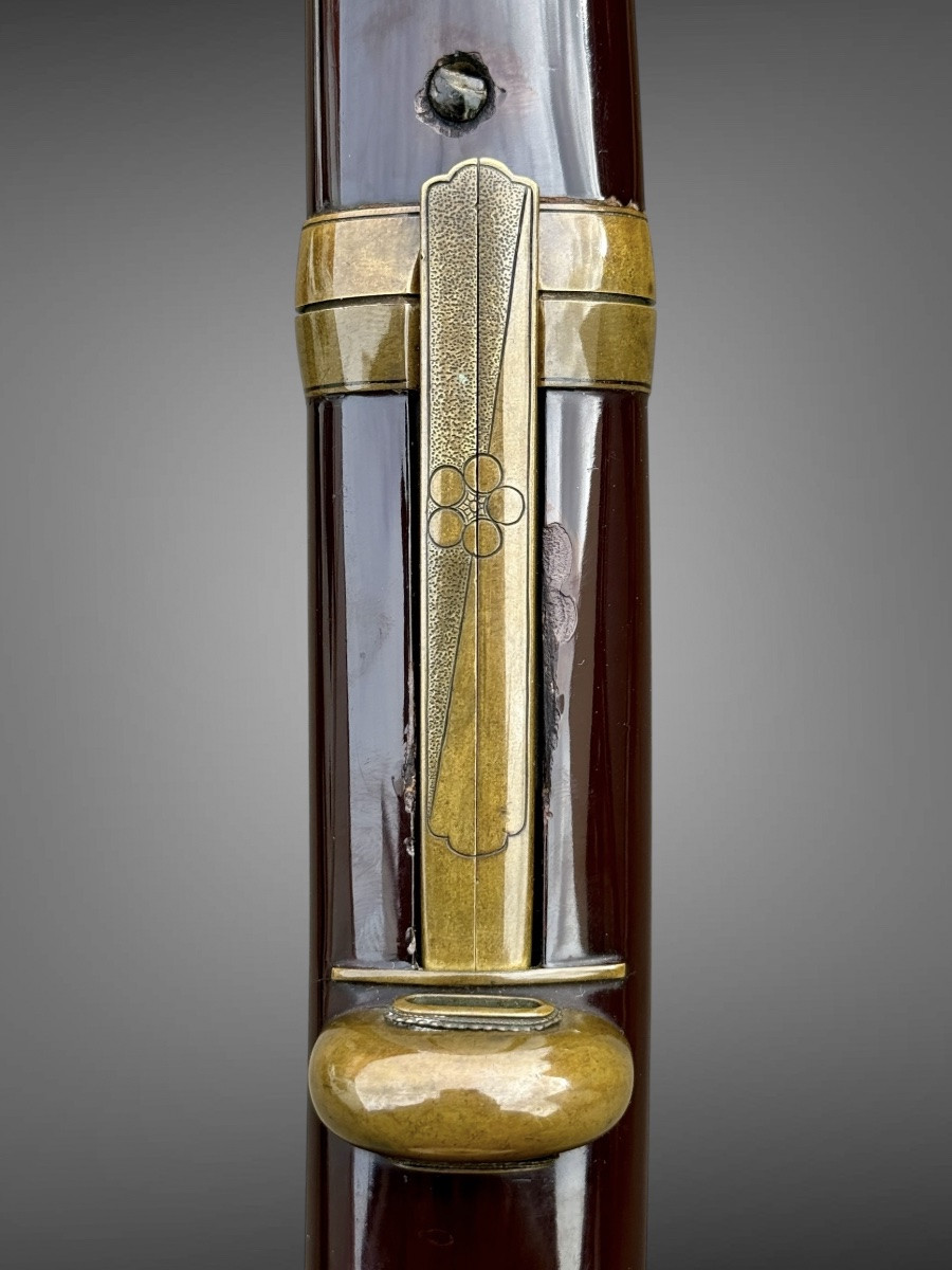 Tanto de samurai du clan Maeda , Certificats NBTHK pour la lame et le koshirae - Muromashi.-photo-3