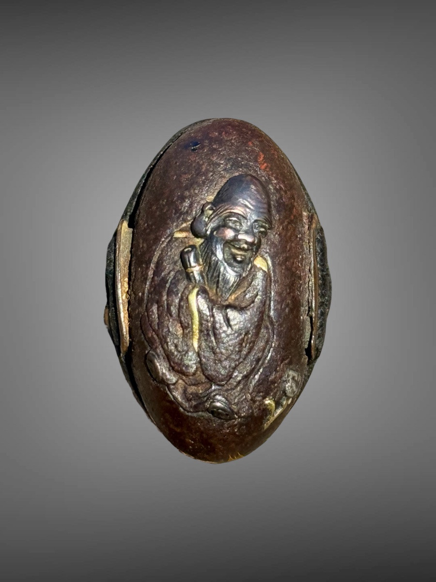 Samurai Tanto, Shagreen Saya - Edo Period (1603-1868).-photo-2