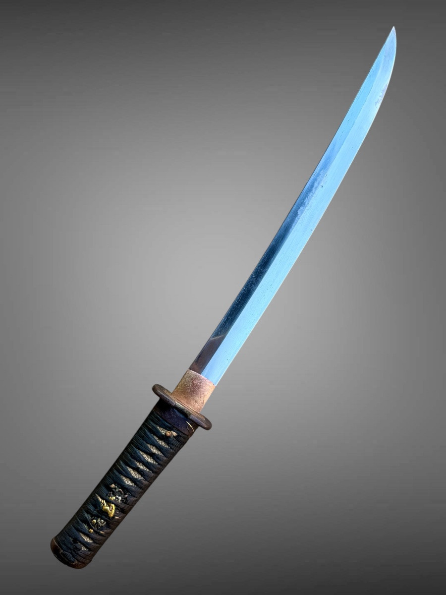 Samurai Tanto, Shagreen Saya - Edo Period (1603-1868).-photo-6